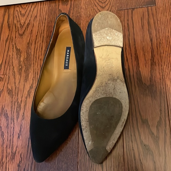MARGAUX POINTE FLAT SHOES - MIDNIGHT NAVY SUEDE - Size 9.5. VGUC. - Picture 5 of 6